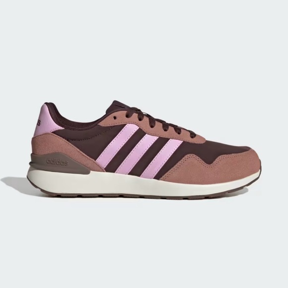 Brand New with Tags - RARE Adidas 60s RUN 4.0 Brown and Pink Sneakers - Picture 10 of 13